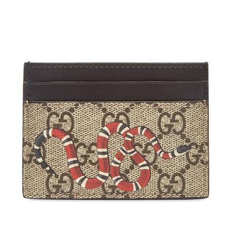 gucci with the snake|gucci snake cardholder.